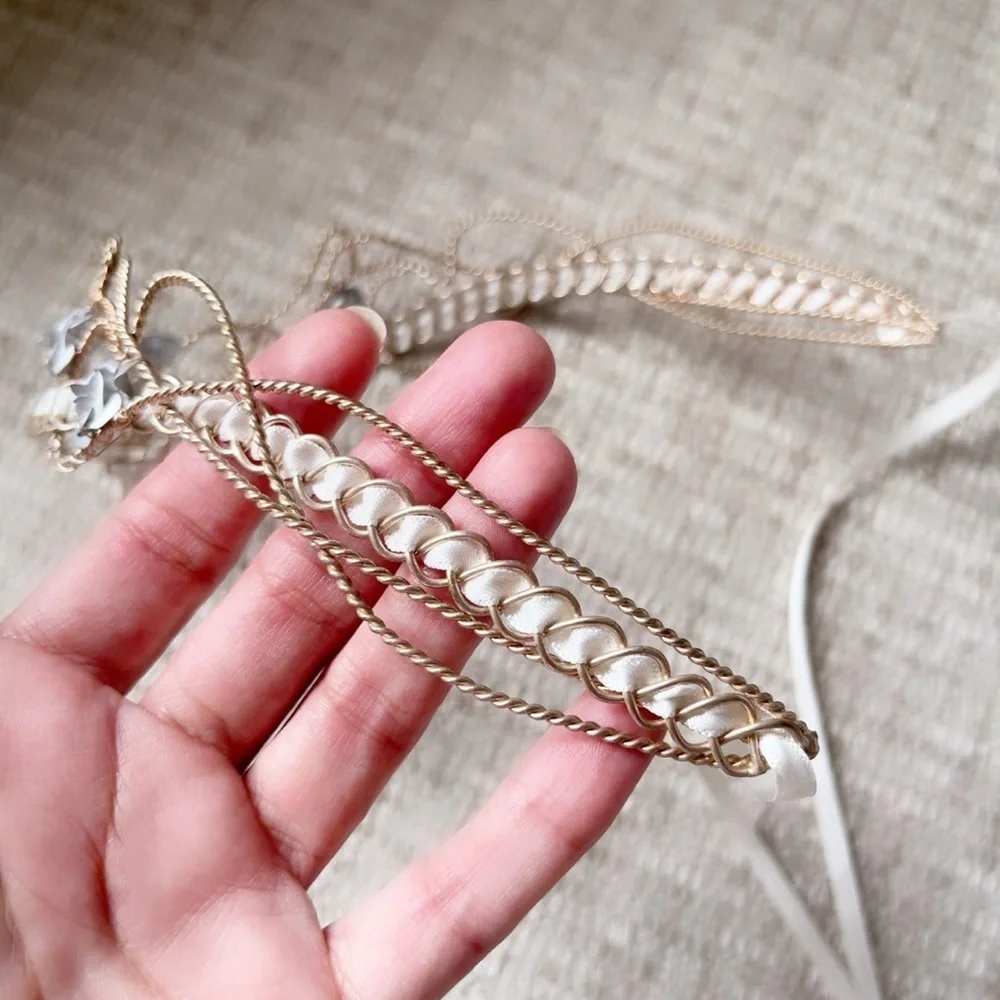 Elegant Gold and Silver Women's Headpiece